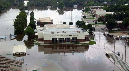 flood affected area